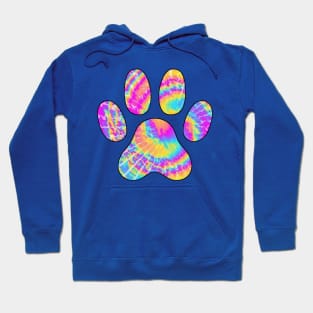 Neon Paw Print Hoodie